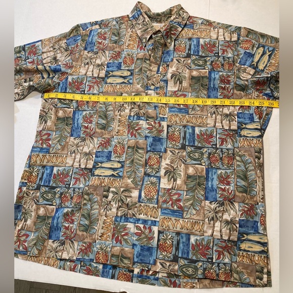 Reyn Spooner Size XL Vintage Hawaiian Print Shirt - Picture 5 of 7